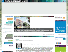 Tablet Screenshot of euromediterranee-pro.fr